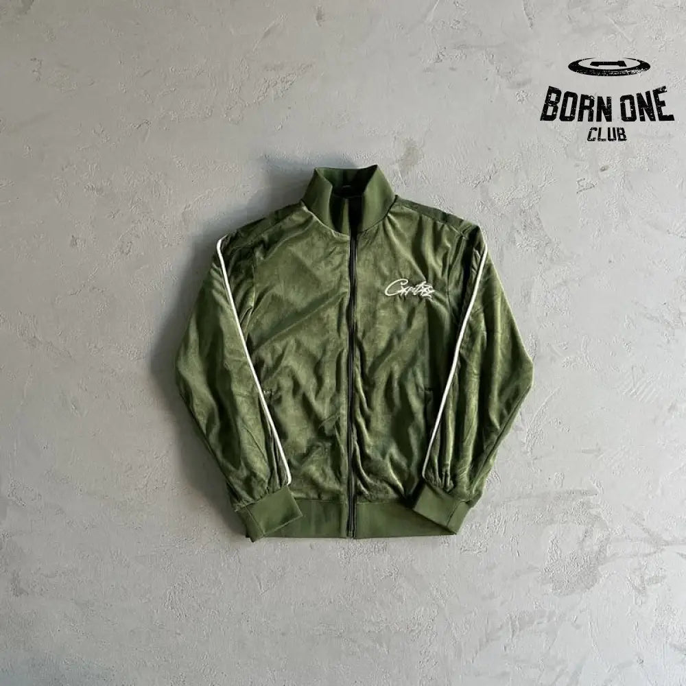 Conjunto Corteiz Veludo Verde