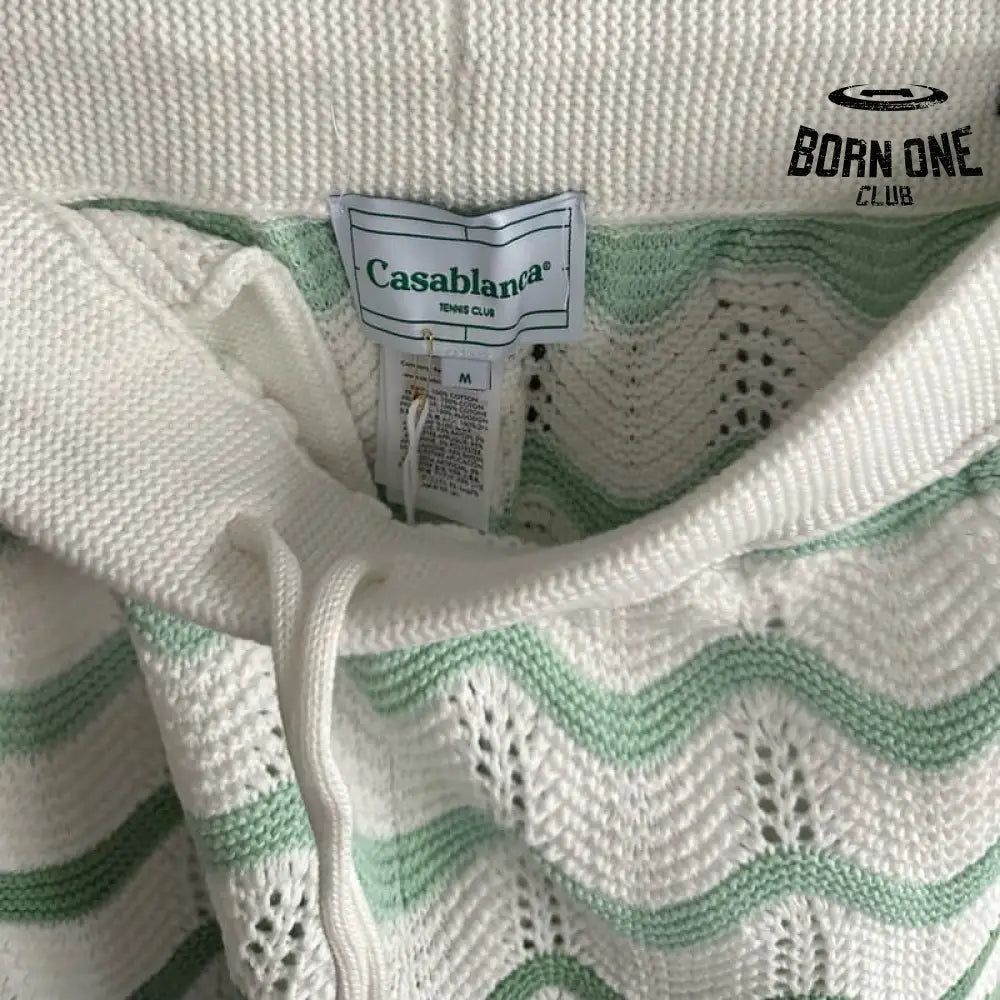 Conjunto Casablanca Crochê Gradiente Verde