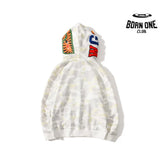 Bape Shark Moletom Zíper (Glow in the dark)