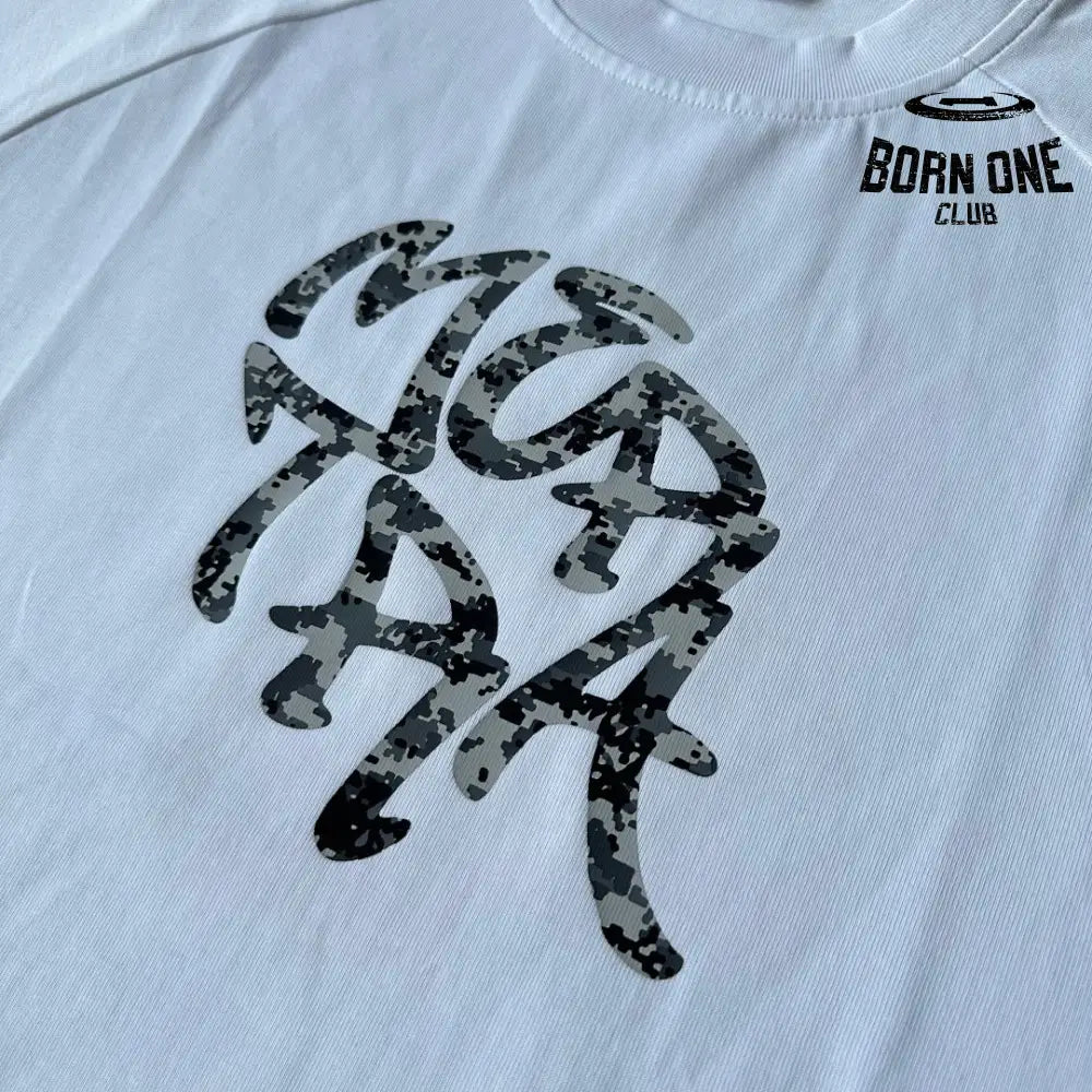 Camiseta Mertra White Camo