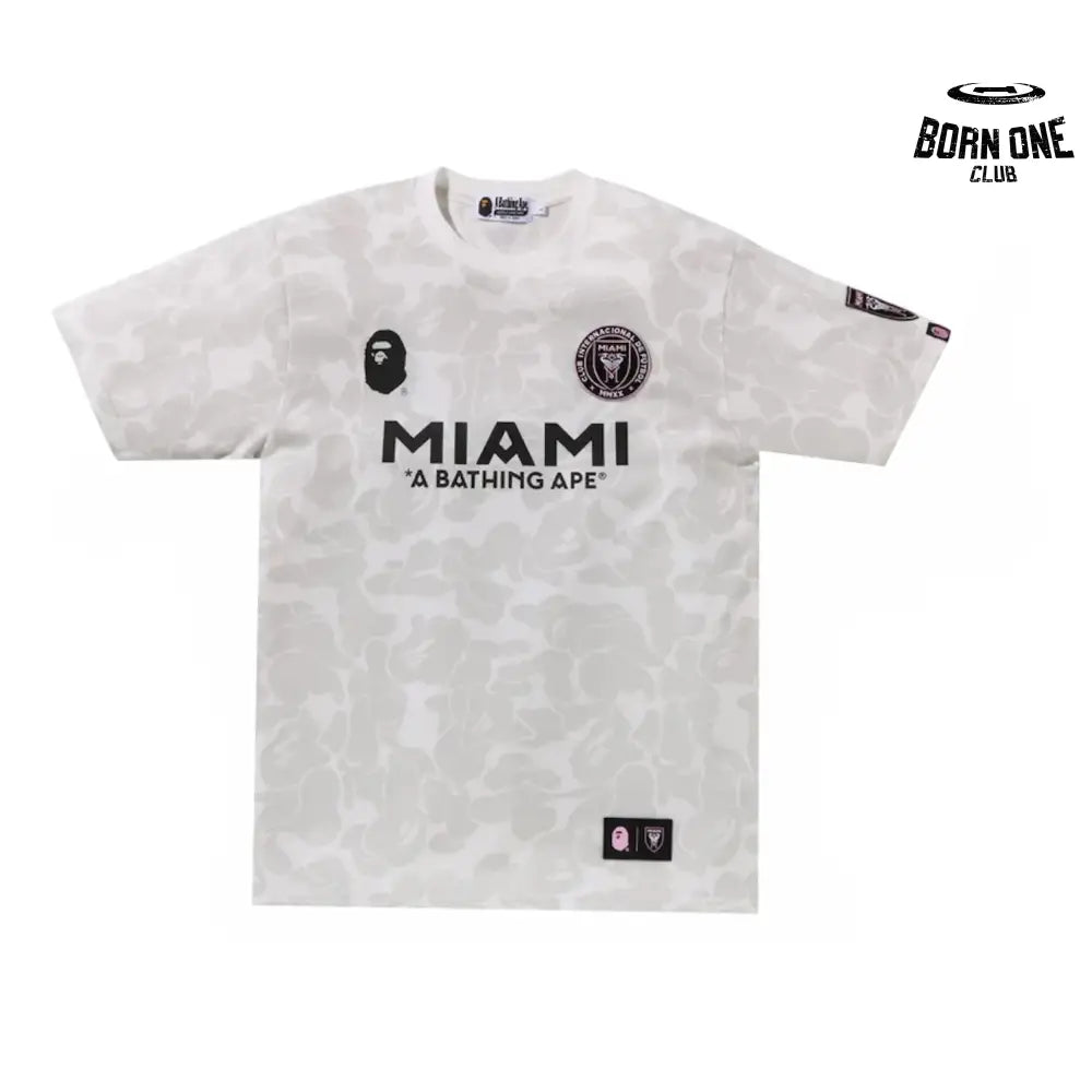 BAPE x Miami Camo Camiseta White