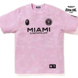 BAPE x Miami Camo Camiseta Pink