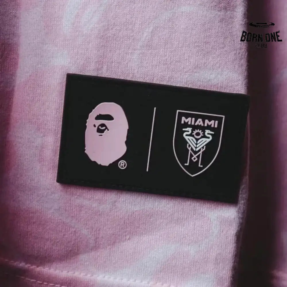 BAPE x Miami Camo Camiseta Pink