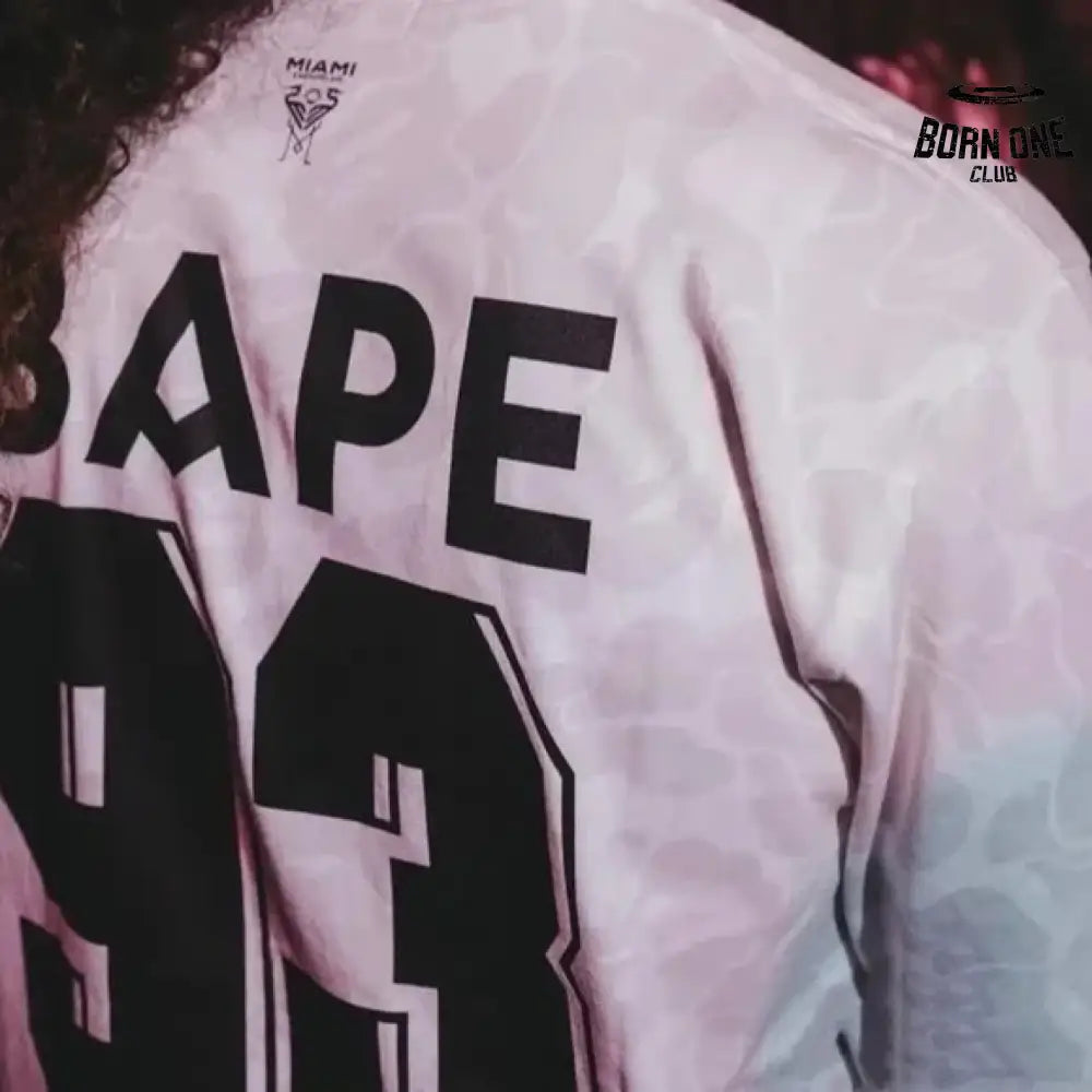 BAPE x Miami Camo Camiseta Pink