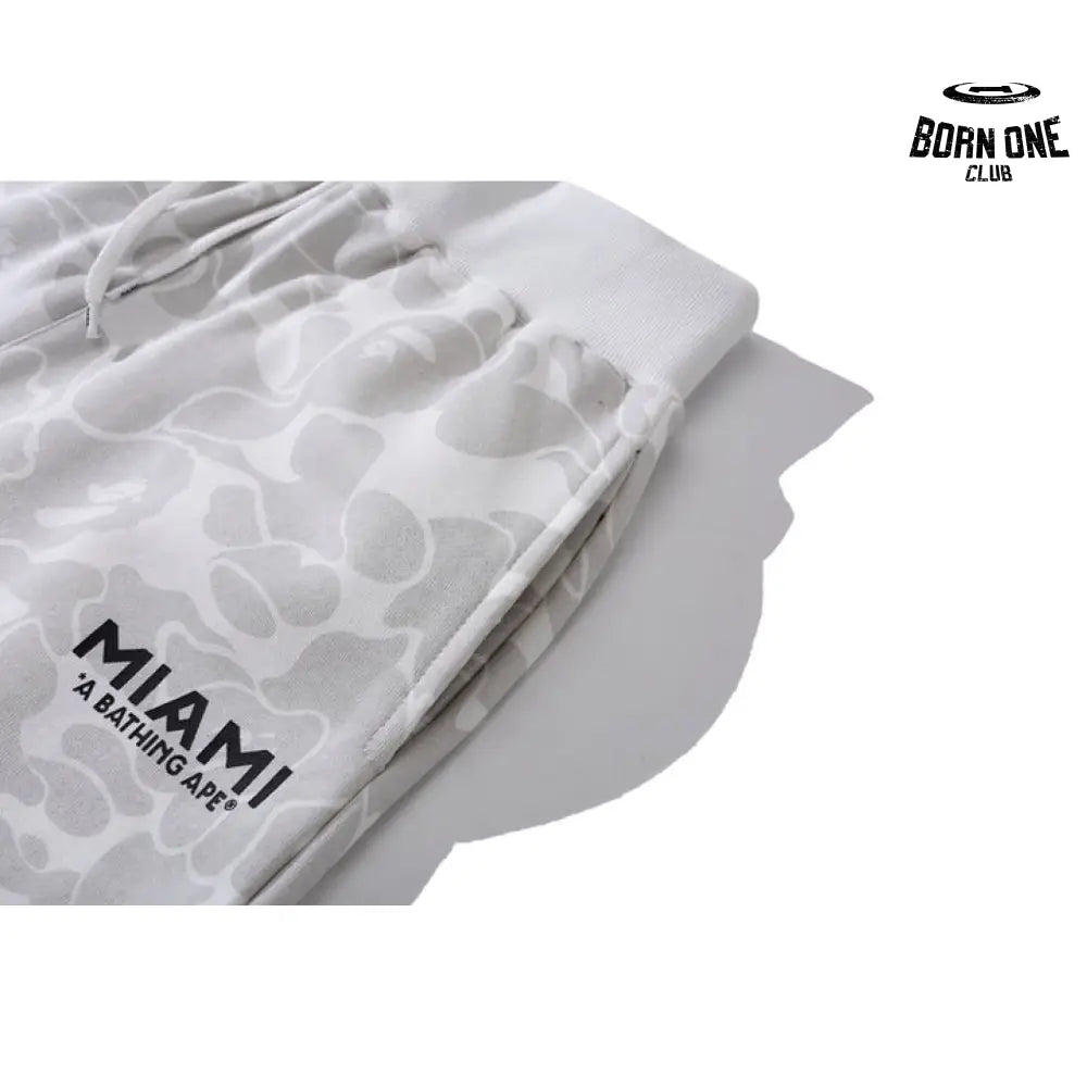 Bape x Miami Shorts White