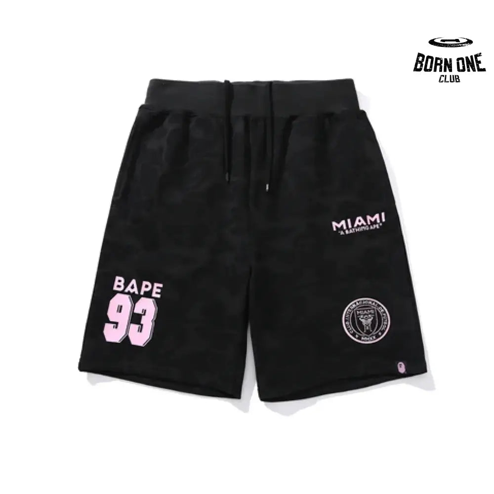 Bape x Miami Shorts Black