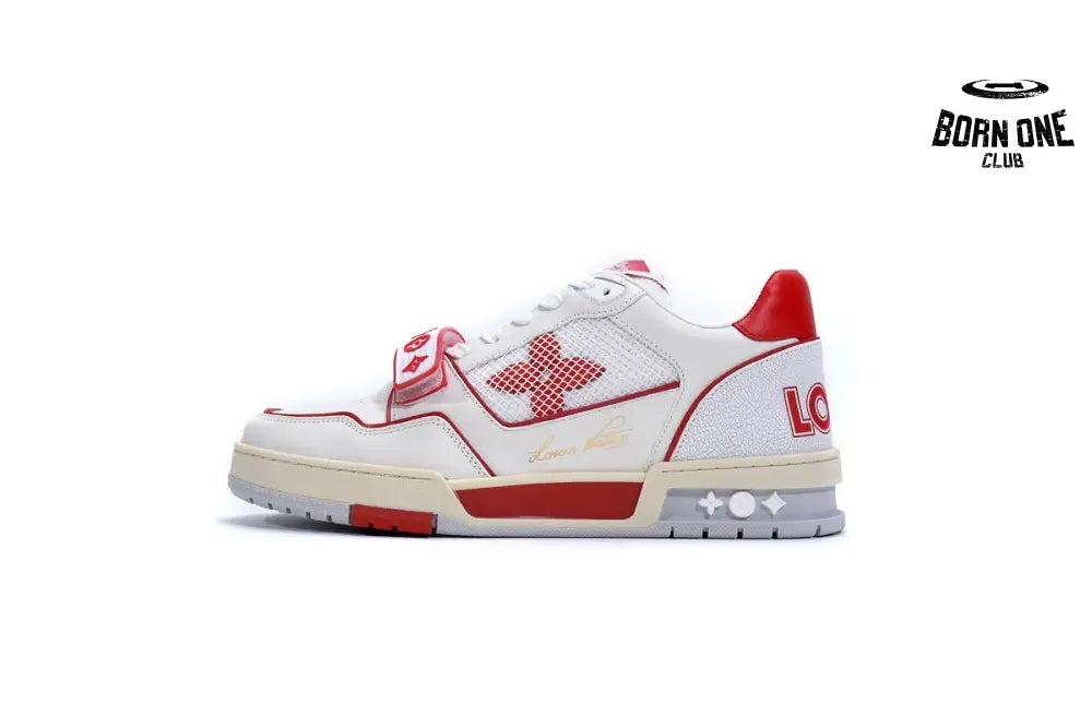 Louis Vuitton Trainer Red Mesh 1A98VI