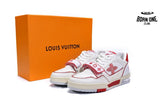 Louis Vuitton Trainer Red Mesh 1A98VI