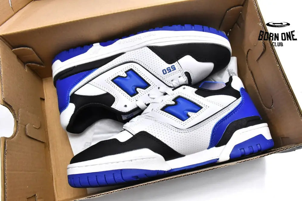 New Balance 550 White Royal Black BB550HN1