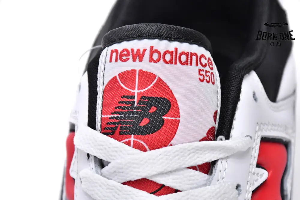 New Balance 550 White Red Black BB550HR1