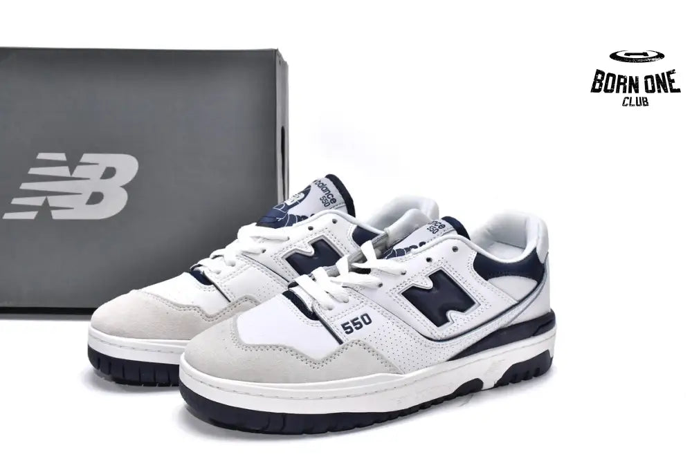 New Balance 550 Aime Leon Dore White Navy BB550ALF