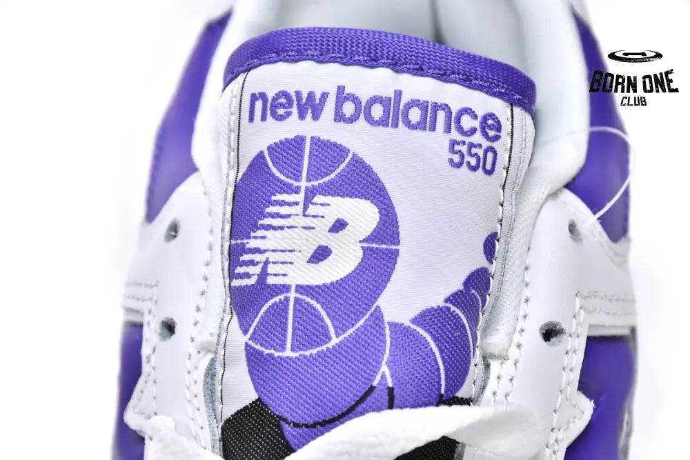 New Balance 550 White Purple BB550WR1