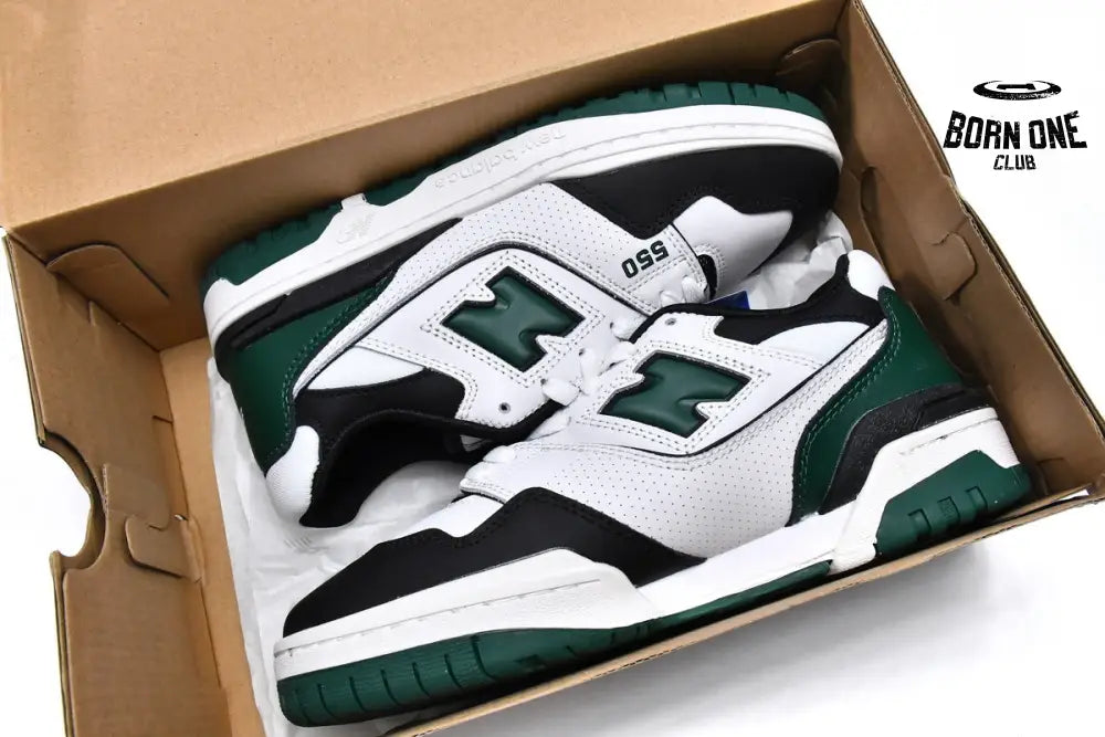 New Balance 550 White Green Black BB550LE1