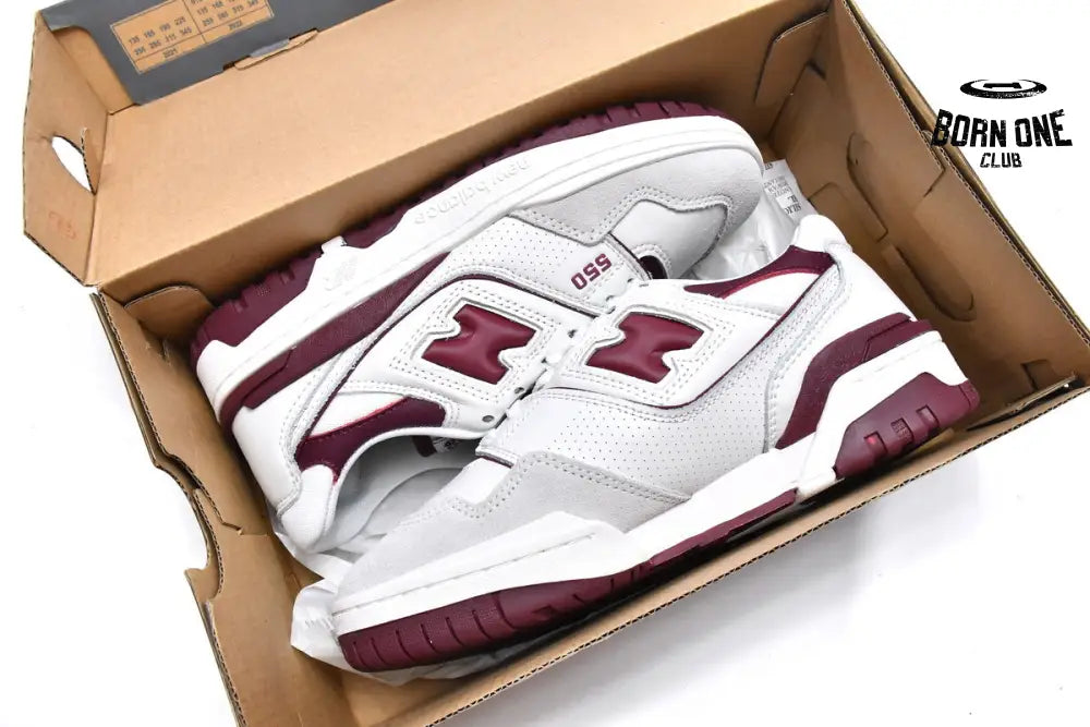 New Balance 550 Sea Salt Burgundy BB550LI1