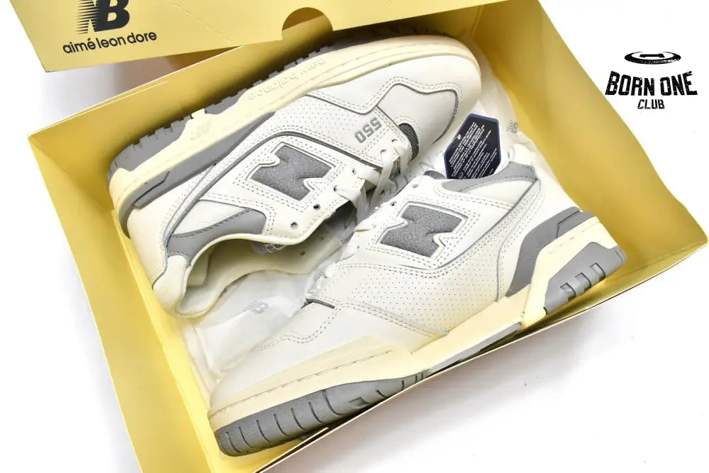 New Balance 550 Aime Leon Dore White Grey BB550ALE