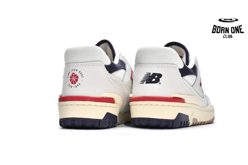 New Balance 550 Aime Leon Dore White Navy Red BB550A3