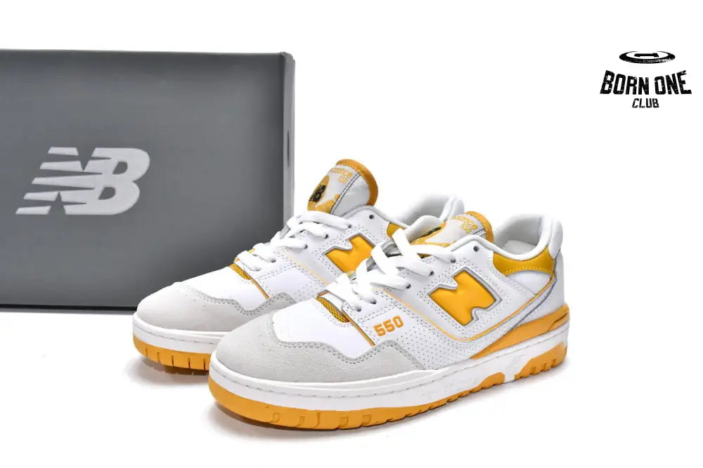 New Balance 550 Sea Salt Varsity Gold BB550LA1