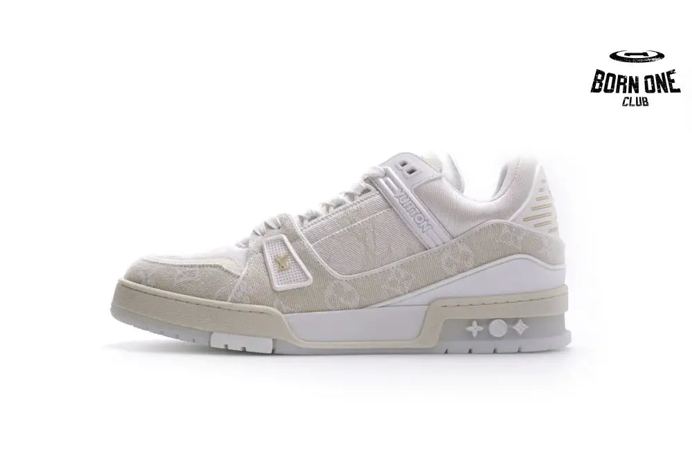 Louis Vuitton Trainer White Denim MS0241