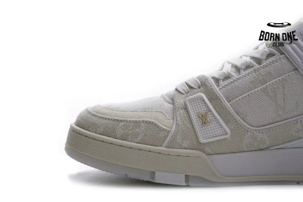 Louis Vuitton Trainer White Denim MS0241