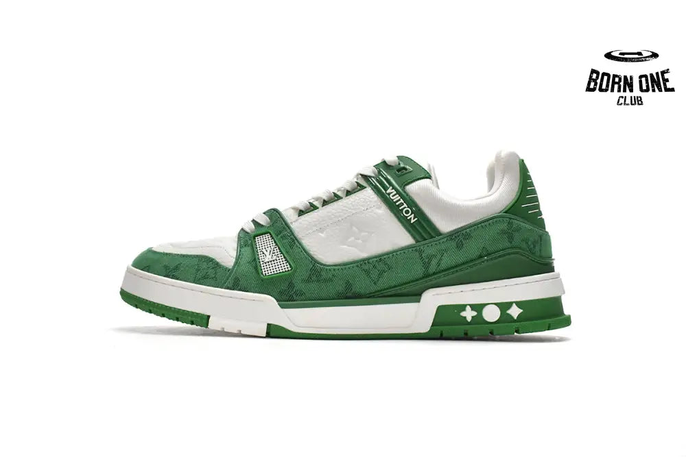 Louis Vuitton Trainer Green Cloth Surface 1A9JHV