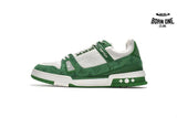 Louis Vuitton Trainer Green Cloth Surface 1A9JHV