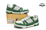 Louis Vuitton Trainer Green Cloth Surface 1A9JHV