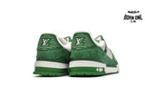 Louis Vuitton Trainer Green Cloth Surface 1A9JHV