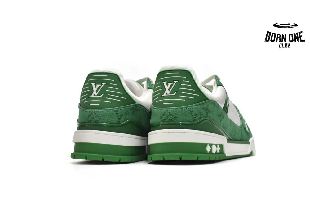 Louis Vuitton Trainer Green Cloth Surface 1A9JHV