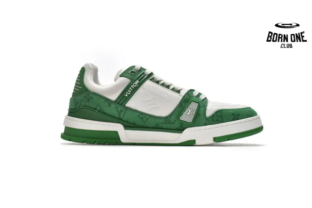 Louis Vuitton Trainer Green Cloth Surface 1A9JHV