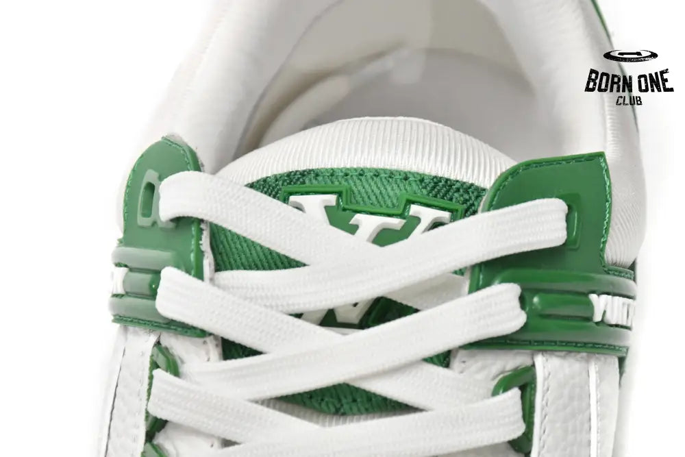 Louis Vuitton Trainer Green Cloth Surface 1A9JHV