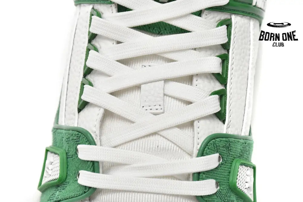 Louis Vuitton Trainer Green Cloth Surface 1A9JHV