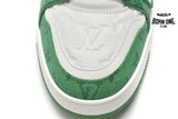 Louis Vuitton Trainer Green Cloth Surface 1A9JHV