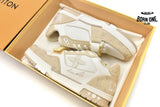 Louis Vuitton Trainer Beige Cloth Cover GO0220