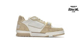 Louis Vuitton Trainer Beige Cloth Cover GO0220