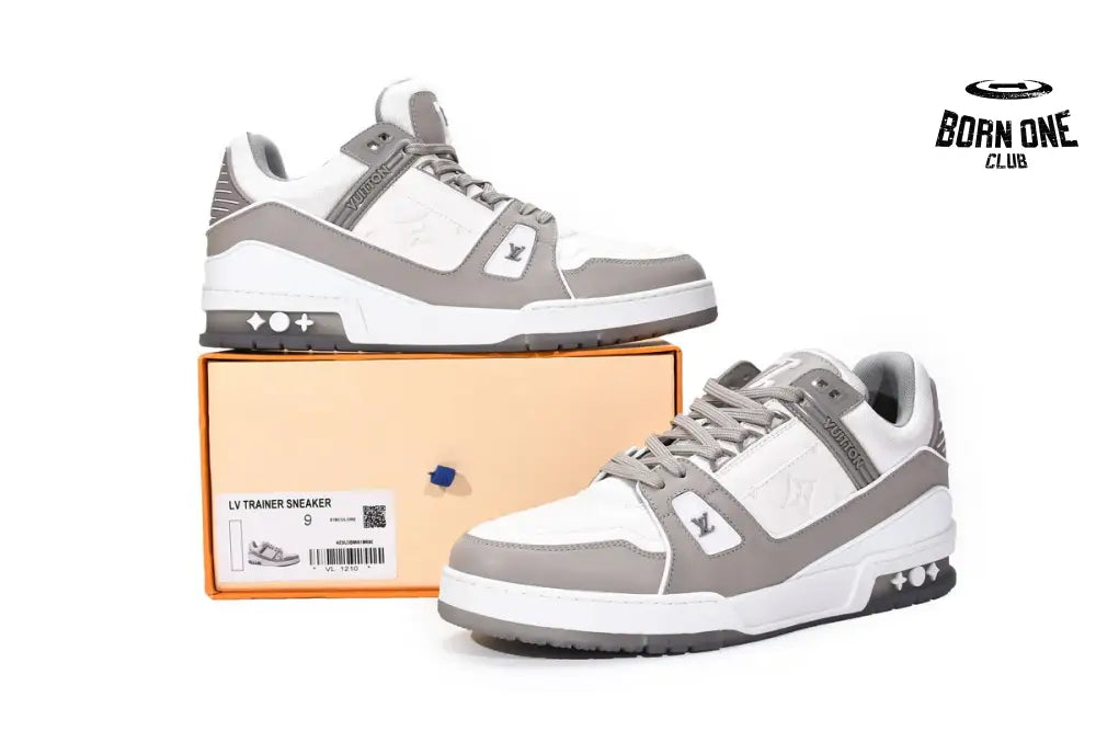 Louis Vuitton Trainer Grey White VL1210