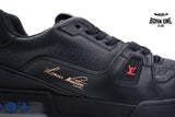 Louis Vuitton Trainer Black Litchi Pattern FD0226