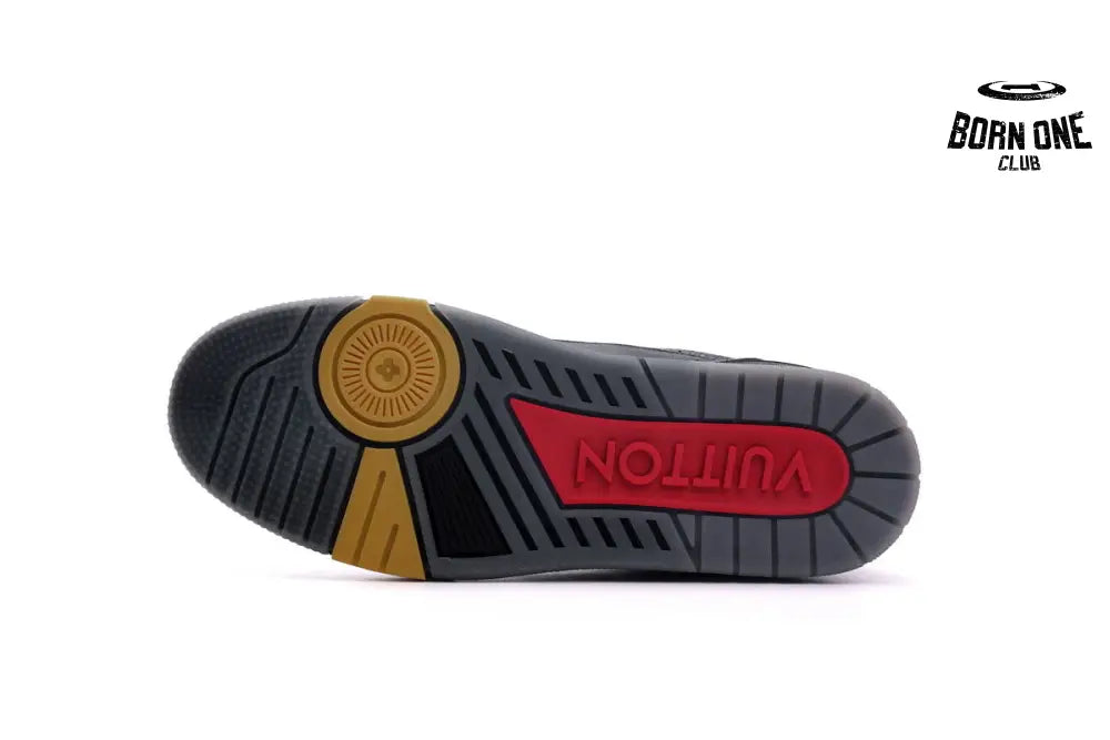 Louis Vuitton Trainer Black Litchi Pattern FD0226