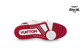 Louis Vuitton Trainer Red Monogram Denim 1ABLXI