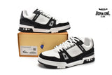 Louis Vuitton Trainer Black and White Cloth Cover VL1202