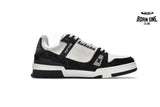 Louis Vuitton Trainer Black and White Cloth Cover VL1202