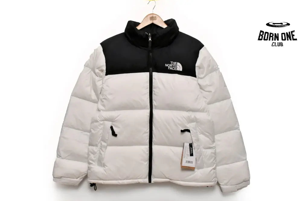 The North Face White Black 1996 Nuptse Jaqueta