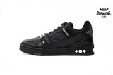 Louis Vuitton Trainer Black Embossed Monogram 1AAREY