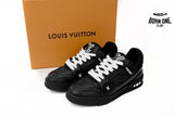 Louis Vuitton Trainer Black Embossed Monogram 1AAREY