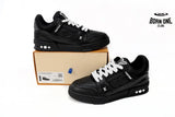 Louis Vuitton Trainer Black Embossed Monogram 1AAREY