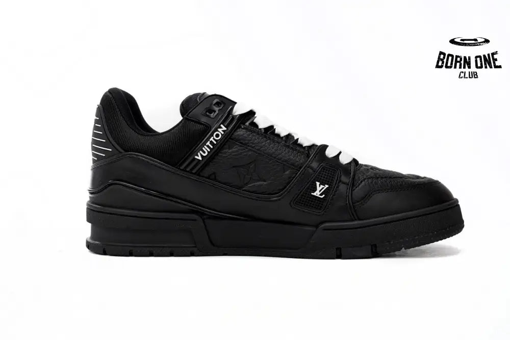 Louis Vuitton Trainer Black Embossed Monogram 1AAREY