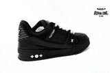 Louis Vuitton Trainer Black Embossed Monogram 1AAREY