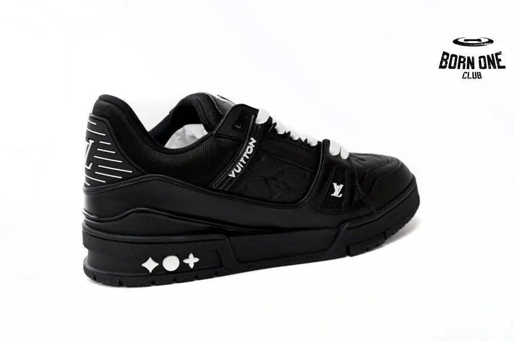 Louis Vuitton Trainer Black Embossed Monogram 1AAREY