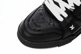Louis Vuitton Trainer Black Embossed Monogram 1AAREY