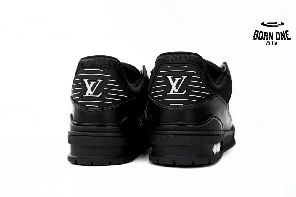 Louis Vuitton Trainer Black Embossed Monogram 1AAREY