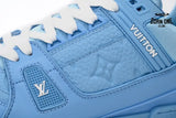 Louis Vuitton Trainer Blue Embossed Monogram 1AARFI